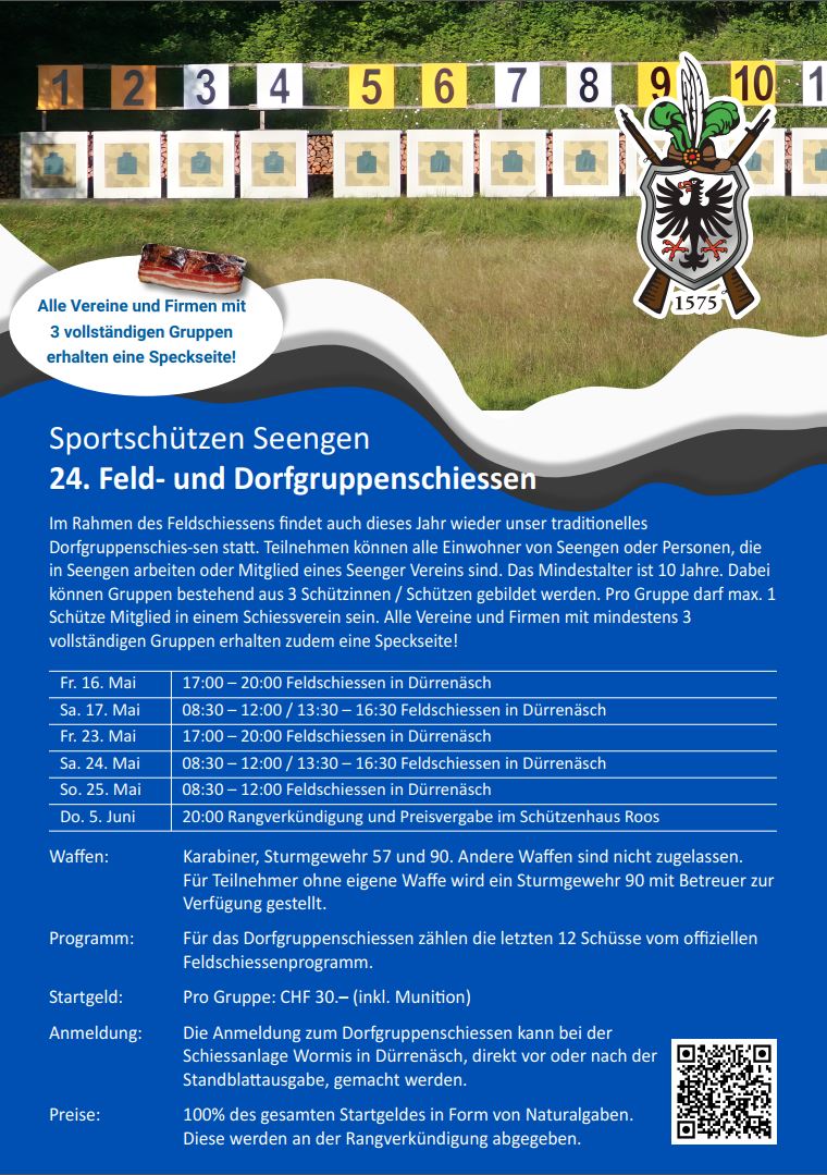 Feld- und Dorfgruppenschiessen 2025